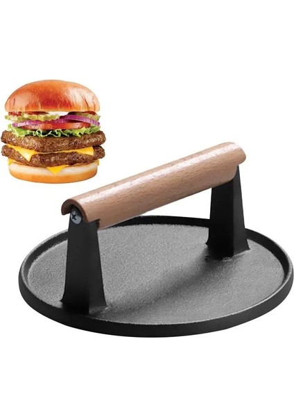 Hamburger Presi Yapışmaz Et Sığır Izgara Burger Presi Patty Maker Ağır Smasher Hamburger Isıya Dayanıklı Mutfak Malzemeleri (Yurt Dışından)