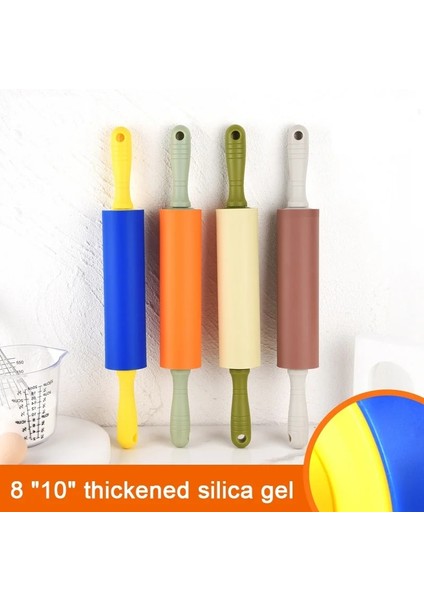 Stil 3 46.5x5.5x5.5 cm Silikon Yapışmaz Fondan Oklava Çocuklar Için Fondan Kek Hamur Açma Makinesi Dekorasyon Kek Rulo El Sanatları Pişirme Pasta Araçları (Yurt Dışından) fiyatları