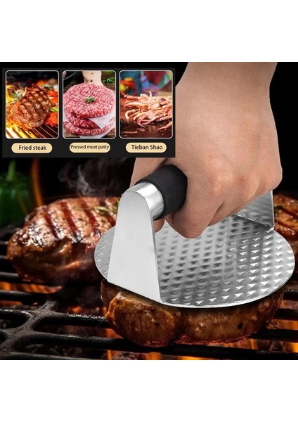 Hamburger Presi Hamburger Presi Mutfak Burger Presi Izgara Barbekü Burger Makinesi Hamburger Kalıp Köftesi Sığır Presi Kalıp Mutfak Izgara Aksesuarları (Yurt Dışından)