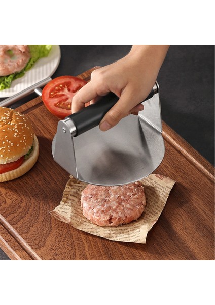 Yuvarlak Manuel 304 Paslanmaz Çelik Yuvarlak Kare Şekli Basın Et Köftesi Hamburger Makinesi Kolu Presleme Biftek Mutfak (Yurt Dışından) indirimleri