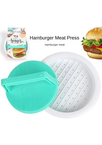 Pembe 1 Pc Hamburger Eti Basın Makinesi Yuvarlak Şekil Yapışmaz Sığır Izgara Burger Presi Patty Maker Kalıp Mutfak Aletleri (Yurt Dışından) fiyatları
