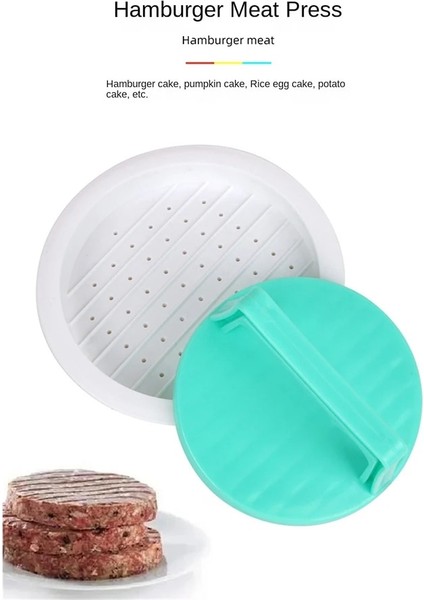 Pembe 1 Pc Hamburger Eti Basın Makinesi Yuvarlak Şekil Yapışmaz Sığır Izgara Burger Presi Patty Maker Kalıp Mutfak Aletleri (Yurt Dışından) modelleri