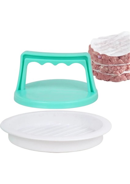 Pembe 1 Pc Hamburger Eti Basın Makinesi Yuvarlak Şekil Yapışmaz Sığır Izgara Burger Presi Patty Maker Kalıp Mutfak Aletleri (Yurt Dışından) fırsatları