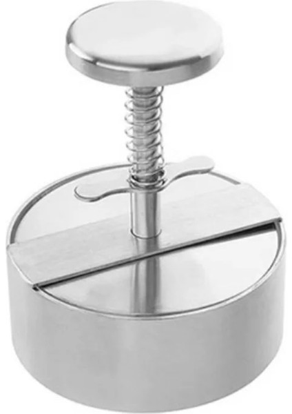 114 mm Hamburg Presi 304 Paslanmaz Çelik Hamburger Köftesi Makinesi Domuz Eti Sığır Eti Hamburger Manuel Pres Kalıp Izgara Barbekü Aracı Mutfak Kalıp (Yurt Dışından) fırsatları