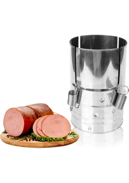 Paslanmaz Çelik Yuvarlak Şekil Jambon Basın Makinesi Mutfak Alet Burger Pres Makinesi Et Yapmak Için Aracı Mutfak Aksesuarları (Yurt Dışından)