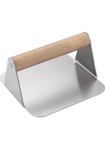 Yuvarlak Ahşap Saplı Parçalanmış Burger Presleri Yapışmaz Hamburger Presleri Düz Üst Izgara Izgara Biftek Yapımı Için Paslanmaz Çelik Hamburger Patty Maker (Yurt Dışından) modelleri