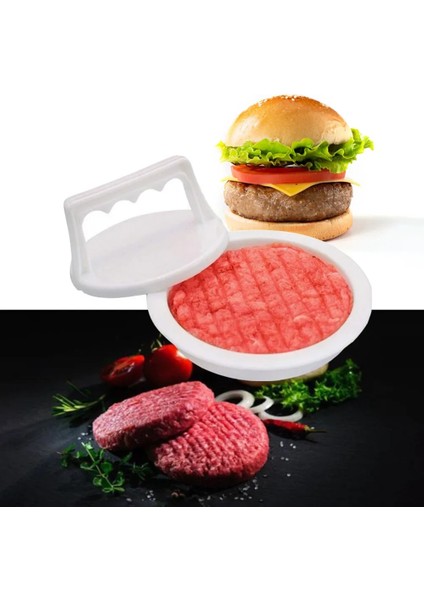 13135 Hamburger Makinesi Yuvarlak Şekil Hamburger Presi Yapışmaz Et Burger Şef Köfte Sığır Izgara Burger Presi Patty Maker Kalıp Mutfak (Yurt Dışından)