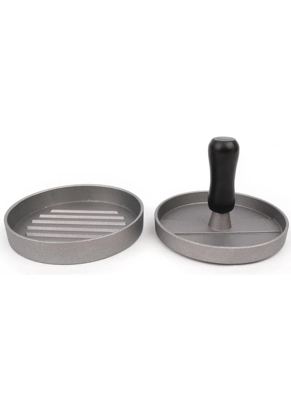 Siyah Saplı Set Hamburger Eti Yuvarlak Kalıp Yapışmaz Burger Et Baskı Alüminyum Alaşımlı Barbekü Sığır Tavuk Eti Patty Pres Aracı Mutfak Gıda Kalıp (Yurt Dışından) modelleri