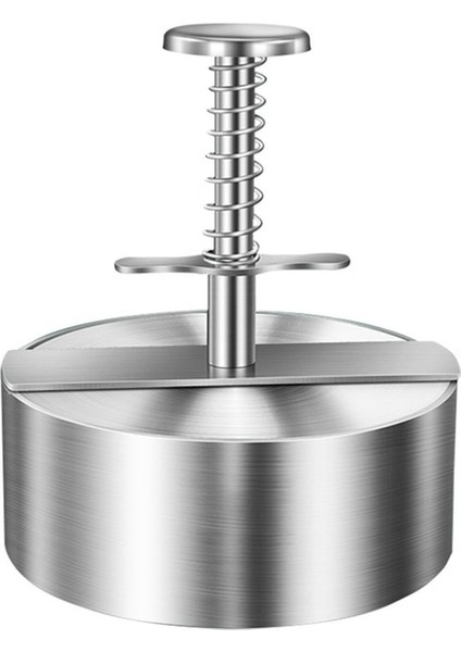 Boyutu 8.9 cm Burger Patty Maker Paslanmaz Çelik Kalbur Et Aracı Et Köftesi Için Ayrılabilir Kolu Yapışmaz Mutfak Izgara Aksesuarları (Yurt Dışından)
