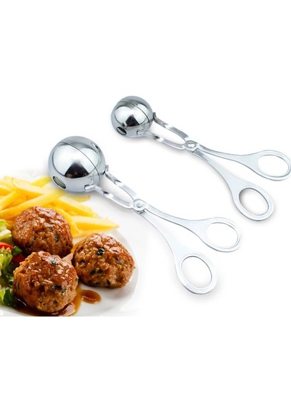 Büyük 1 Adet Köfte Makinesi Klip Balık Topu Acemi Yapışmaz Doldurulmuş Et Topu Kaşık Şekillendirici Pişirme Kepçe Paslanmaz Çelik Mutfak Kümes Hayvanları Aracı (Yurt Dışından) indirimleri