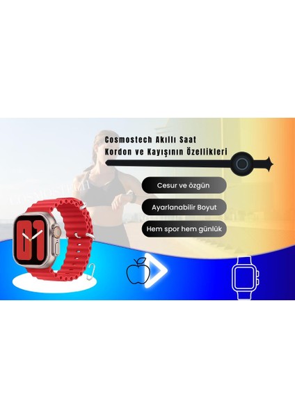 Akıllı Saat Watch için Uyumlu 42MM 44MM 45MM 49MM 1/2/3/4/5/6/se/7/8/ultra Akıllı Saat Silikon Kordon ve Kayışı Deep Blue modelleri