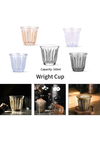 1 Adet Renkli 160 ml Mhw-3bomber 160 ml Cam Kahve Fincanı Sanat Şarap Bardakları Ofis Anti-Haşlanma Su Kupaları Espresso Bardakları Şık Ev Barista Aksesuarları (Yurt Dışından) fırsatları