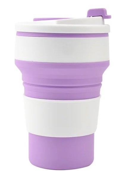 Kırmızı 200-400ML Silikon Katlanır Su Bardağı Taşınabilir Seyahat Spor Fincan Açık Kamp Taşınabilir Katlanır Kahve Fincanı Eşlik Eden Su Bardağı (Yurt Dışından)
