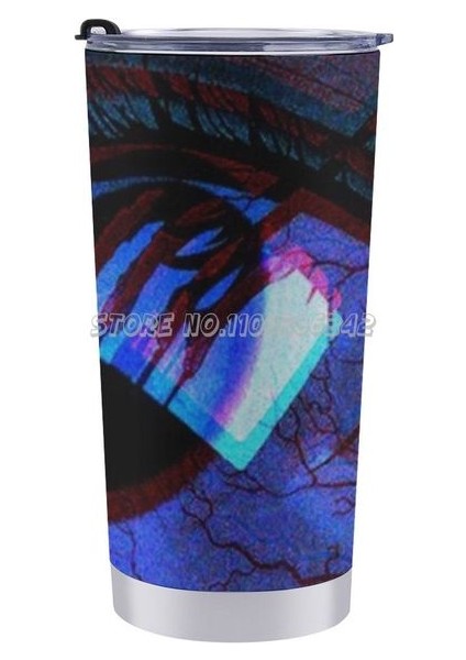 20 Oz Korku Anime Estetiği-????seyahat Kupa Termo Bardak Araba Termos Kupa Çay Su Kahve Korku Anime Estetik Kızlar Mavi Gözler Sc (Yurt Dışından)