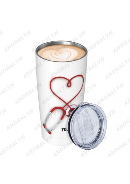 Sarı 400-600 ml Hastane Özelleştirme Stetoskop 2023 Doktorlar Hediye Komik ve Benzersiz Paslanmaz Çelik Kahve Fincanı Suyu Içme Sofra (Yurt Dışından) fırsatları