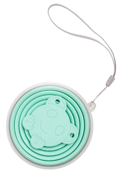 Stil 3 270 ml Toz Geçirmez Kapak Kapak Açık Kahve Fincanları Geri Çekilebilir Seyahat Copa / Paslanmaz Çelik Silikon Katlanır Bardak Kordon ile (Yurt Dışından)