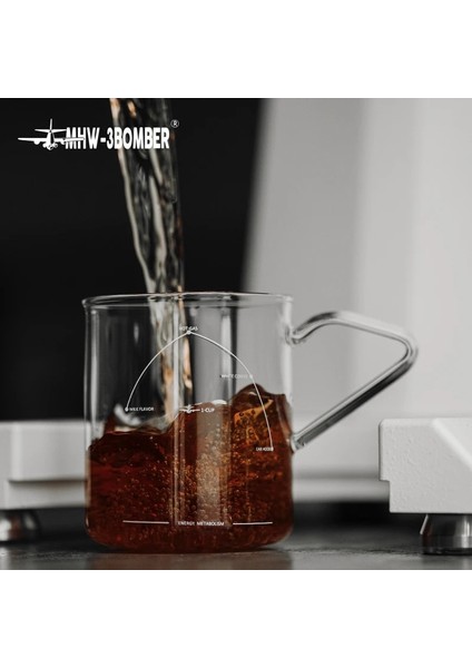 2 Adet Fincan Mhw-3bomber 260 ml Kahve Kulplu Kupa Borosilikat Cam Kahve Fincanları Şık Ev Mutfak Süt Kupalar Cafe Barista Aksesuarları (Yurt Dışından) indirimleri
