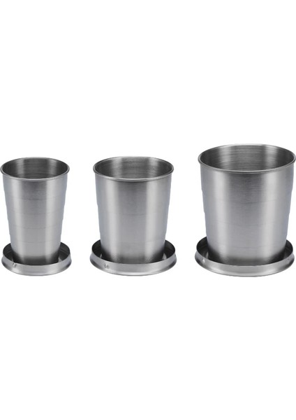 75ML Taşınabilir Paslanmaz Çelik Katlanabilir Bardak 75ML/150ML/250ML Açık Seyahat Katlanabilir Kahve Kupa Teleskopik Yürüyüş Kamp Su (Yurt Dışından) fırsatları