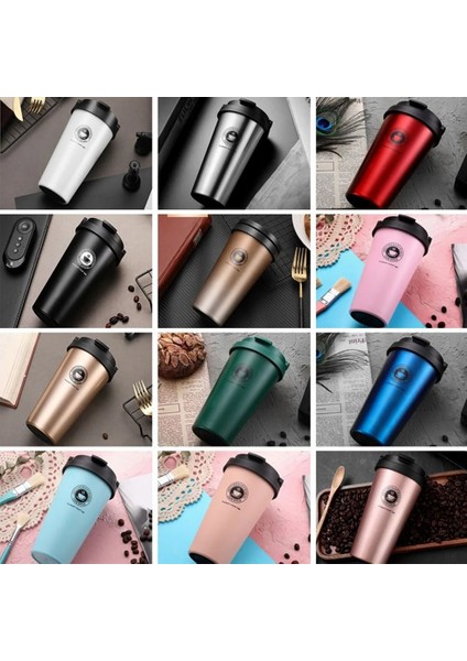 Gül Altın Boş Bardak Özel Kişiselleştirilmiş Yalıtımlı Çift Duvar Paslanmaz Çelik Seyahat Kahve Fincanları Monogramlı ve Kazınmış Su Şişesi (Yurt Dışından) fırsatları