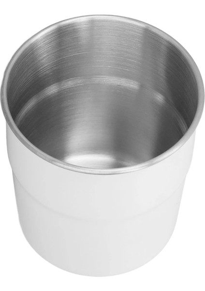 Beyaz Yalıtımlı Bardak 320 ml Paslanmaz Çelik Çift Duvar Küçük Kahve Kupa Metal Içme Bardağı Ev Kamp Için Kahve Fincanı (Yurt Dışından) fiyatları