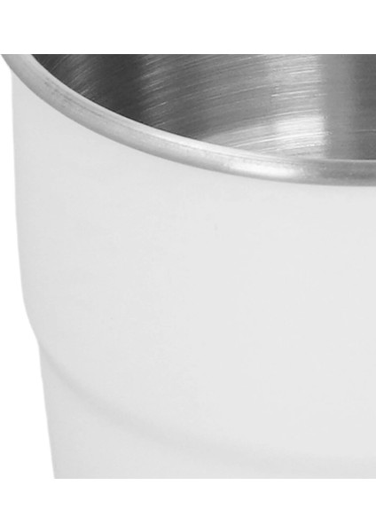 Beyaz Yalıtımlı Bardak 320 ml Paslanmaz Çelik Çift Duvar Küçük Kahve Kupa Metal Içme Bardağı Ev Kamp Için Kahve Fincanı (Yurt Dışından) fırsatları