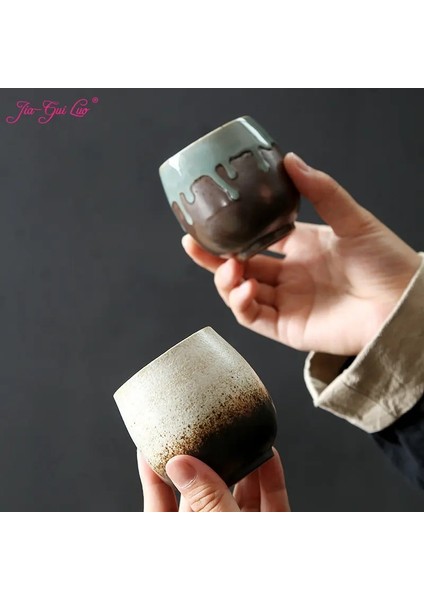 B Jıa Guı Luo Seramik 200 ml Kahve Fincanları Japon Tarzı Fincan Kahve Fincanı Çay Fincanı Çay Bardağı Coffeeware G044 (Yurt Dışından)