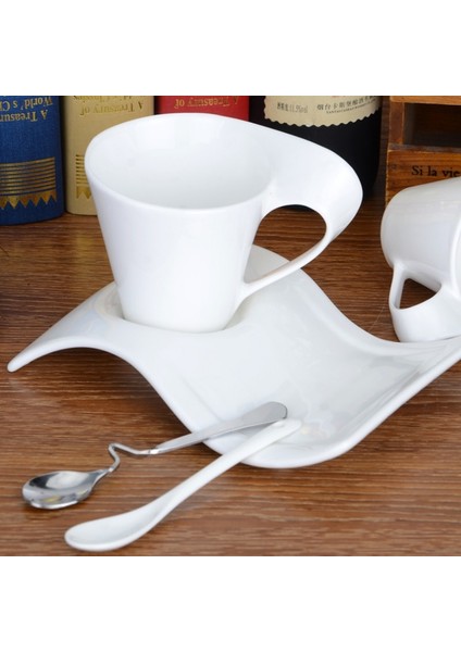 C Avrupa Tarzı Kahve Kupa Espresso Kupa Seramik Set Kupa Yaratıcı Çift Kahvaltı Kupa Düz Renk Süt Kupa (Yurt Dışından) fiyatları