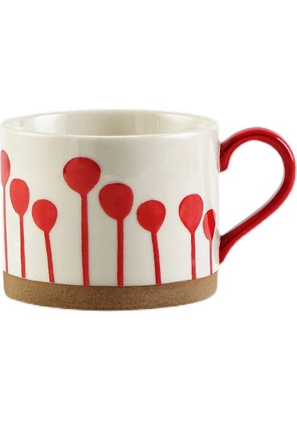 Mavi Çizgili 500 ml Retro Tarzı Seramik Kupa Kumtaşın Yulaf Kahvaltı Süt Kupası Ev Kahve Fincanı Yaratıcı Içme Bardağı (Yurt Dışından) fiyatları