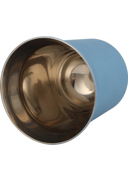 Açık Mavi 80ML 80ML/160ML 304 Paslanmaz Çelik Kahve Fincanı Çift Duvar Bardak Yalıtımlı Kapsül Bardak Süt Kupa Ev Mağaza Drinkware Espresso Bardakları (Yurt Dışından)
