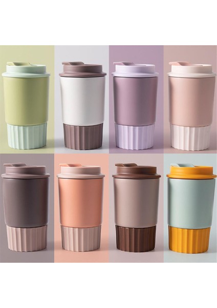 Gül Tozu 350ML Kahve Fincanı Paslanmaz Çelik Astar Yeşil Termos Bardak 360ML Büyük Kapasiteli Taşınabilir Bardak Paslanmaz Çelik Su Bardağı Ev Eşyaları Gri (Yurt Dışından) modelleri