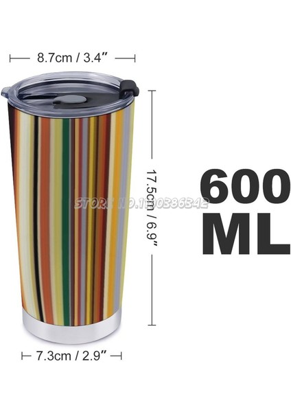 20 Oz Retrostripes Tasarım 20 Oz Araba Fincan Seyahat Kahve Kupa Paslanmaz Çelik Bardak Araba Taşınabilir Termal Retro Çizgili Desen Vintage Abstr (Yurt Dışından) fırsatları