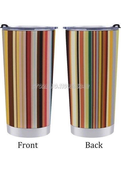 20 Oz Retrostripes Tasarım 20 Oz Araba Fincan Seyahat Kahve Kupa Paslanmaz Çelik Bardak Araba Taşınabilir Termal Retro Çizgili Desen Vintage Abstr (Yurt Dışından) indirimleri