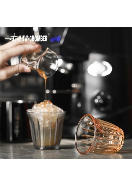 Gri 160 ml Mhw-3bomber Wright Kahve Cam Bardak 90/130/160/200 ml Kupalar Barista Araçları Latte Lungo Espresso Bira Damlama Kahve (Yurt Dışından) fırsatları