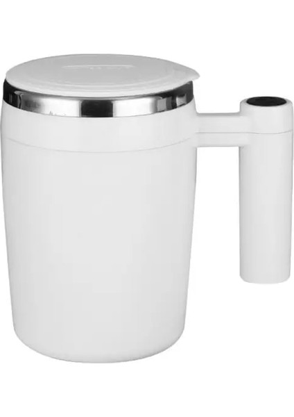 Menekşe 350 ml Kahve Fincanı Otomatik Kendini Karıştıran Manyetik Kupa Paslanmaz Çelik Süt Karıştırma Fincan Tembel Akıllı Mikser Kupa Bardak Coffeeware (Yurt Dışından)