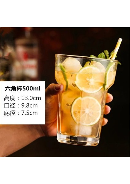 500 ml Kahve Soğuk Demleme Fincan Buz Kahve Fincanı Buz Latte Ins Net Ünlü Yüksek Değerli Cam Bardak Buz Amerikan Limonata Fincan Fabrikası (Yurt Dışından)