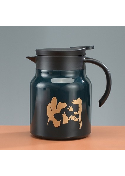 Yeşil 1000 ml 800/1000 ml Büyük Kapasiteli Su Isıtıcısı Paslanmaz Çelik Cezve Isı Yalıtımı Taşınabilir Çaydanlık Kahve Filtresi Coffeeware (Yurt Dışından)