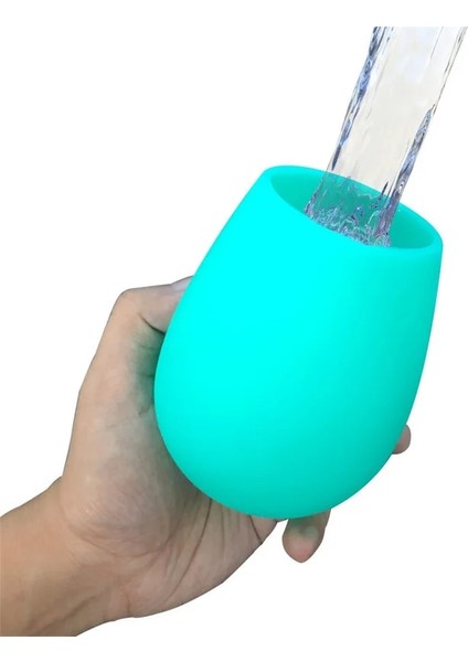 Mavi Mini Silikon Su Bardağı Macaron Şeker Renkler Taşınabilir Taşıma Çevre Dostu Drinkware Yumuşak Katlama Kahve Açık Drop Shoping J116 (Yurt Dışından)