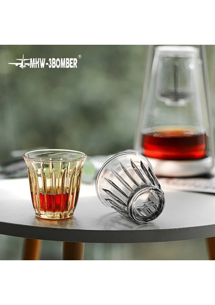 Kahverengi 200 ml Mhw-3bomber Wright Kahve Cam Bardak 90/130/160/200 ml Kupalar Barista Araçları Latte Lungo Espresso Bira Damlama Kahve (Yurt Dışından)