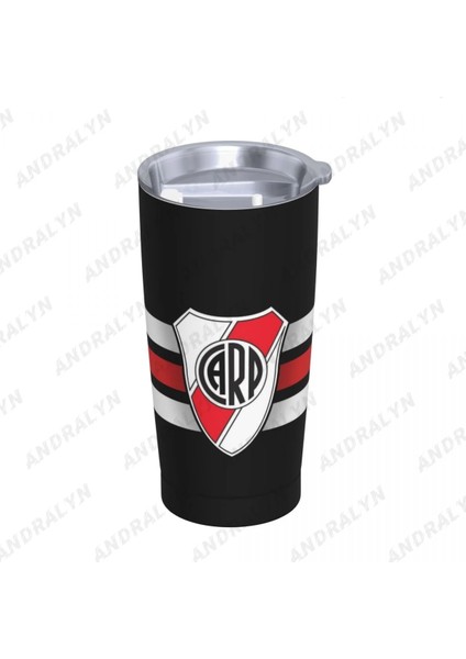 Turuncu 400-600 ml Kalbimin Çizgileri Nehir Plaka Arjantin Paslanmaz Çelik Kahve Kupa Kapaklı Kupa Bira Kupaları Çay Bardağı Metal Bardak (Yurt Dışından)