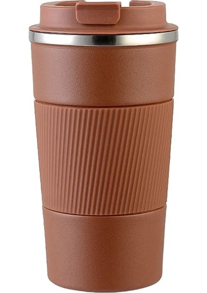 Beyaz B 380ML 380/510ML Paslanmaz Çelik Vakum Kahve Fincanı Moda ve Yalıtımlı Bardak Yaratıcı Taşınabilir Arabaya Monte Su Bardağı (Yurt Dışından) fırsatları