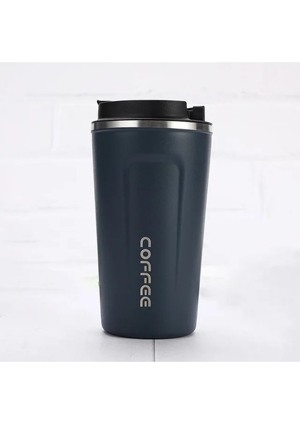 Mavi 350 ml 380/510 ml Paslanmaz Çelik Kahve Kupa Sızdırmaz Termos Seyahat Termal Termos Yalıtımlı Bardak Süt Çay Su Şişesi RR2187 (Yurt Dışından)