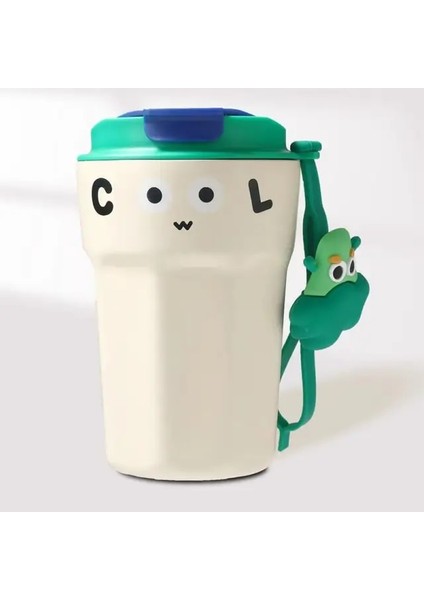 04 420ML 316 Paslanmaz Çelik Kahve Kupa Vakum Bardak Erkek Taşınabilir Araba Eşlik Eden Öğrenciler Yüksek Değerli Sevimli Su Bardağı Coffeeware Mutfak (Yurt Dışından)