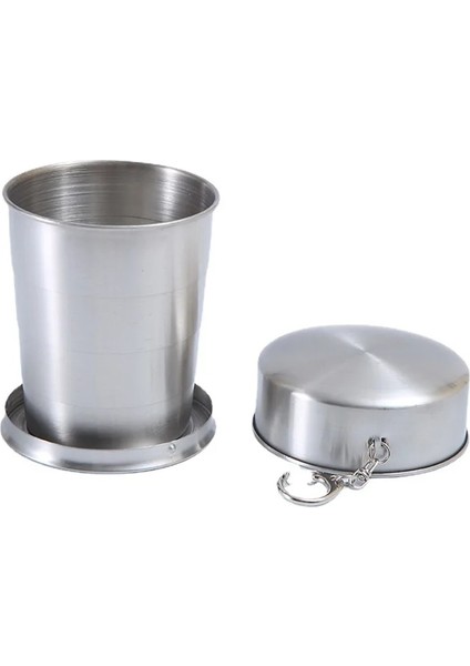 S-75ML Taşınabilir Paslanmaz Çelik Katlanabilir Bardak 75ML/150ML/250ML Açık Seyahat Katlanabilir Kahve Kupa Teleskopik Yürüyüş Kamp Su (Yurt Dışından) fırsatları