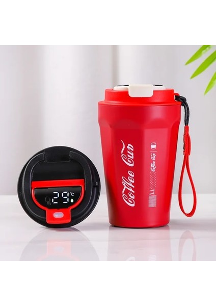 Smart B 400ML Araç Içi Yalıtımlı Bardak 380/510ML Termos Akıllı Kahve Kupa Taşınabilir Termal Tumbler Sıcaklık Göstergesi Su Şişesi (Yurt Dışından)