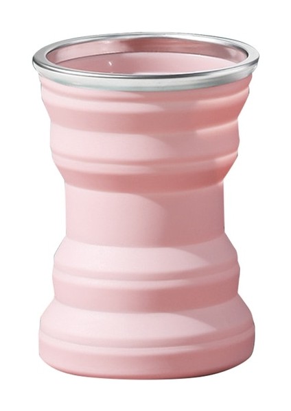 Kiraz Çiçeği Pembe Katlanabilir Seyahat Içme Suyu Bardakları Silikon Genişletilebilir Içme Bardağı Iş Gezileri Yürüyüş Kamp Için Yeniden Kullanılabilir Drinkware (Yurt Dışından)