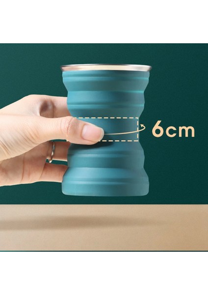 Galaktik Gri 320ML Katlanabilir Seyahat Içme Suyu Bardakları Taşınabilir Silikon Katlanır Bardak Iş Gezileri Yürüyüş Kamp Için Yeniden Kullanılabilir Drinkware (Yurt Dışından) fiyatları