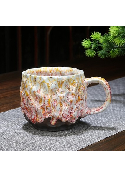 Stil 1 200-400 ml Yaratıcı Retro Kahve Fincanı Seramik Fırın Değiştirme Kupa Renkli Sır Çay Su Bardağı Mutfak Oturma Odası Ev Moda Içme Gereçleri (Yurt Dışından)