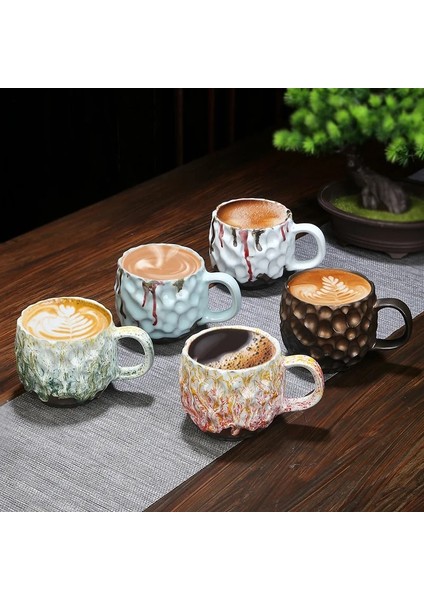Stil 1 200-400 ml Yaratıcı Retro Kahve Fincanı Seramik Fırın Değiştirme Kupa Renkli Sır Çay Su Bardağı Mutfak Oturma Odası Ev Moda Içme Gereçleri (Yurt Dışından) fiyatları