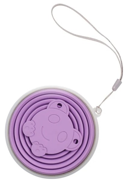 Stil 4 270 ml Toz Geçirmez Kapak Kapak Açık Kahve Fincanları Geri Çekilebilir Seyahat Copa / Paslanmaz Çelik Silikon Katlanır Bardak Kordon ile (Yurt Dışından)