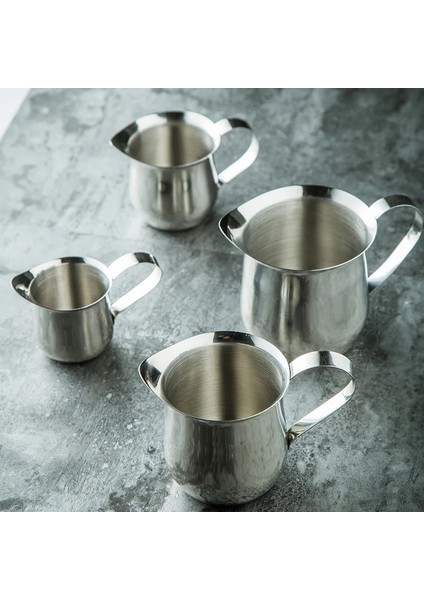 90ML 30-300ML 60/90/150/300ML Paslanmaz Çelik Süt Sürahisi Bardak Köpürtücü Kahve Latte Sanat Çiçek Fincan Espresso Cappuccino Makinesi Süt Köpürtücü Sürahi (Yurt Dışından) fırsatları